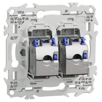  Odace prise double RJ45 cat.6a 
