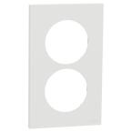  Odace plaque 2 postes 57mm bla 