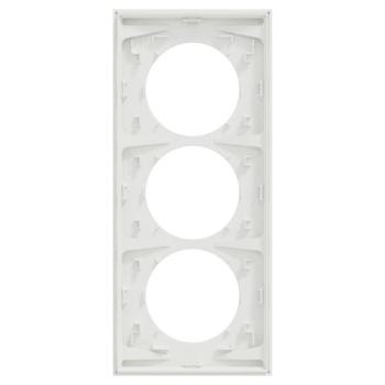  Odace plaque 3 postes 57mm bla 