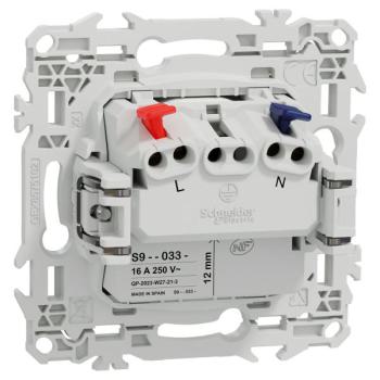  Odace prise 2P affleurante bla 