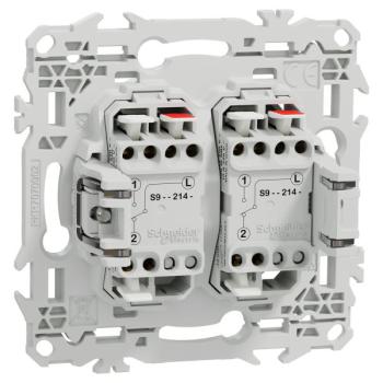  Odace double VV ou poussoir bl 