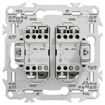  Odace double VV ou poussoir bl 