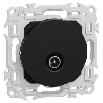  Odace prise TV simple noir 