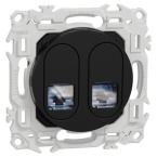  Odace prise double RJ45 cat.6 