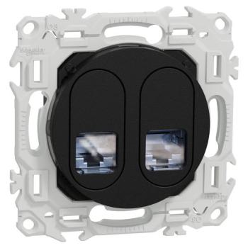  Odace prise double RJ45 cat.6 