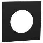  Odace plaque 1 poste noir 