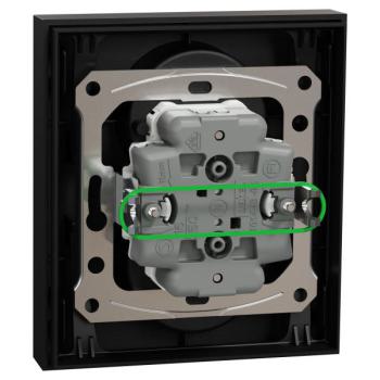  Odace prise 2P+T double noir g 