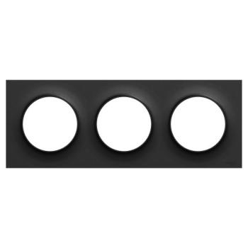  Odace Origine plaque 3 postes 