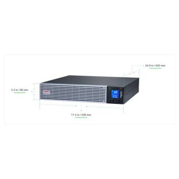  Onduleur SRV 3kVA Bat Li ion 