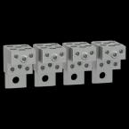  Bornes Alu 6 c�bles 35mm� - 4P 