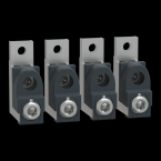  Lot bornes Alu 2 x 120mm - 4P 
