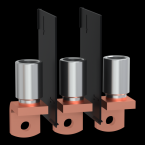  Lot cosses Alu 240mm  -  3P 