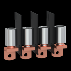  Lot cosses Alu 300mm  -  4P 