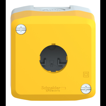  BOITE VIDE 1 BOUTON JAUNE 