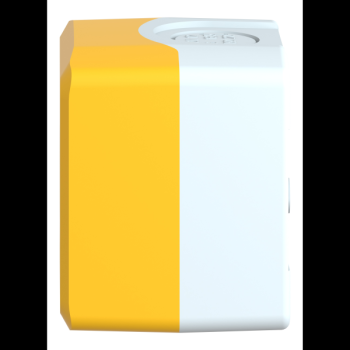  BOITE VIDE 1 BOUTON JAUNE 