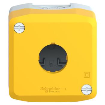  BOITE VIDE 1 BOUTON JAUNE 