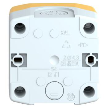  BOITE VIDE 1 BOUTON JAUNE 