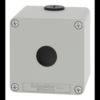  Boite vide grise 1 trou 22mm 