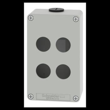  Boite vide grise 4 trous 22mm 