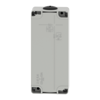  Boite vide grise 3 trous 22mm 