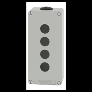  Boite vide grise 4 trous 22mm 