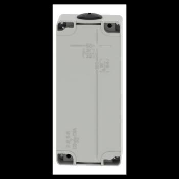  Boite vide grise 4 trous 22mm 