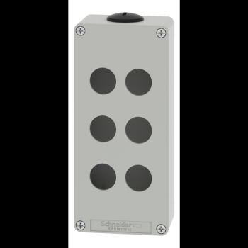  Boite vide grise 6 trous 22mm 