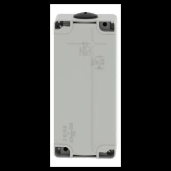  Boite vide grise 6 trous 22mm 