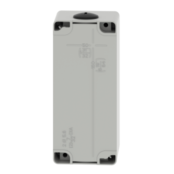  Boite vide grise 3 trous 22mm 