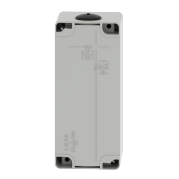  Boite vide grise 4 trous 22mm 