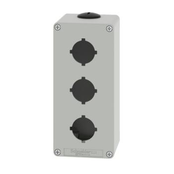  Boite vide grise 3 trous 30mm 