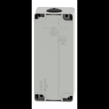  Boite vide grise 3 trous 30mm 
