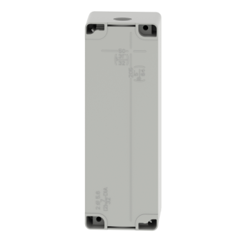  Boite vide grise 4 trous 22mm 