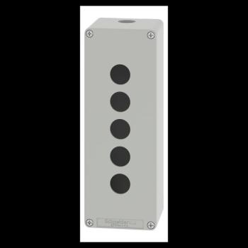  Boite vide grise 5 trous 22mm 