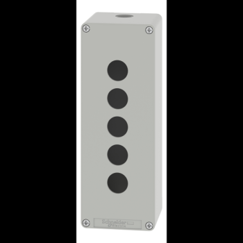  Boite vide grise 5 trous 22mm 