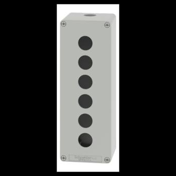  Boite vide grise 6 trous 22mm 