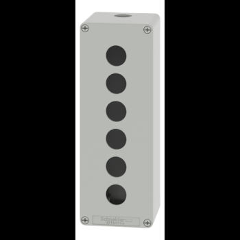  Boite vide grise 6 trous 22mm 