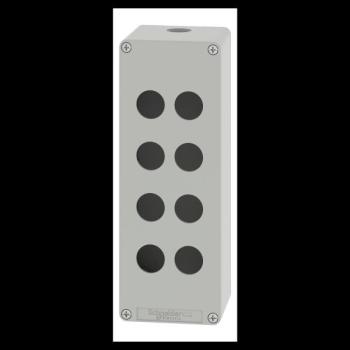  Boite vide grise 8 trous 22mm 