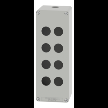  Boite vide grise 8 trous 22mm 