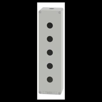  Boite vide grise 5 trous 22mm 