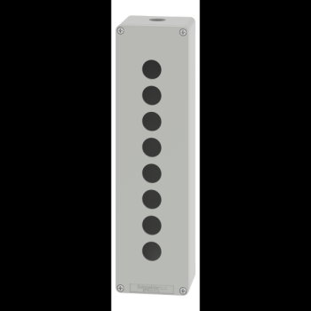 Boite vide grise 8 trous 22mm 