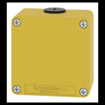  Boitier vide jaune non perc� 