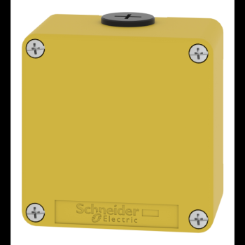  Boitier vide jaune non perc 