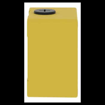  Boitier vide jaune non perc� 