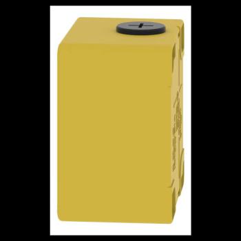  Boitier vide jaune non perc� 