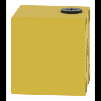  Boitier vide jaune non perc 