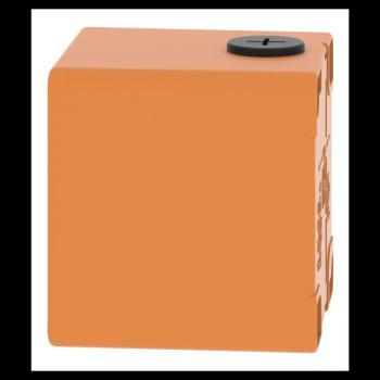  Boite vide orange 1 trou 30mm 