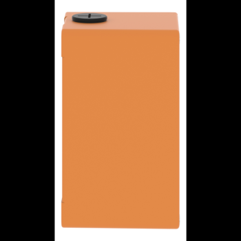  Boite vide orange 2 trous 22mm 