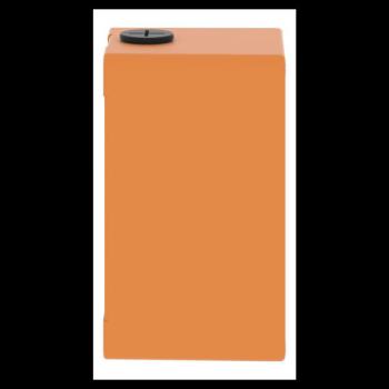  Boite vide orange 2 trous 30mm 