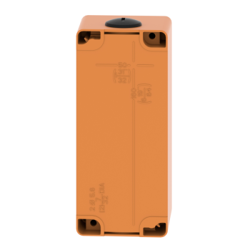  Boite vide orange 3 trous 22mm 